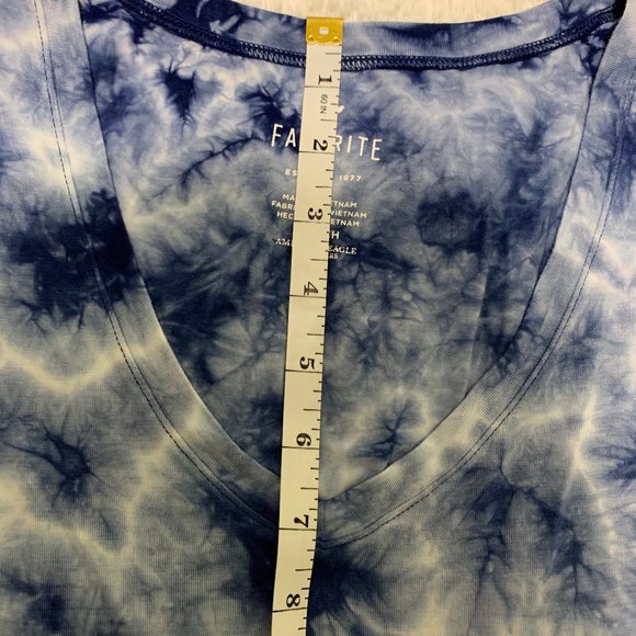 AEO Blue Tie-Dye Favorite T-Shirt Small - Picture 16 of 16